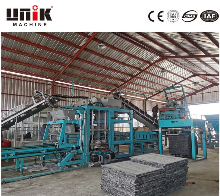 Hydraulický lis na bloky betónu