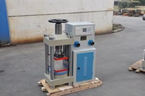 Stroj na testovanie pevnosti v tlaku v hydraulickom bloku betónu